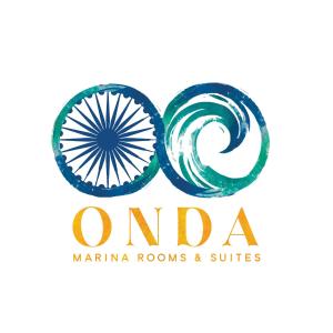 a logo for omana marina rooms and suites at Onda Marina Rooms in Cagliari
