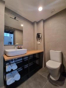 Kúpeľňa v ubytovaní Kabialde Apartamentuak TSS00134