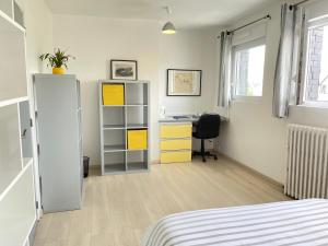 Postel nebo postele na pokoji v ubytování Da Gousket