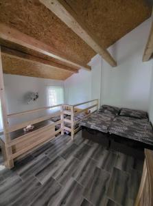Posteľ alebo postele v izbe v ubytovaní Apartmán u kolejí II