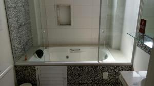 Koupelna v ubytování Grande Hotel Itaguaí