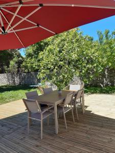 Jardí fora de Charmante maison de plain pied avec 700m2 de jardin cloturé