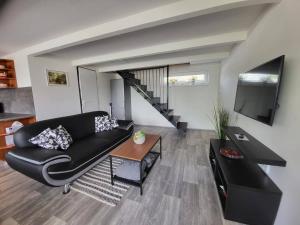 TV a/nebo společenská místnost v ubytování Apartmán u kolejí I