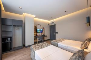 Postel nebo postele na pokoji v ubytování World Class Hotel - Istanbul Airport