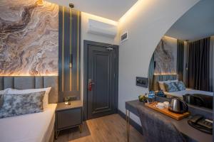Postel nebo postele na pokoji v ubytování World Class Hotel - Istanbul Airport