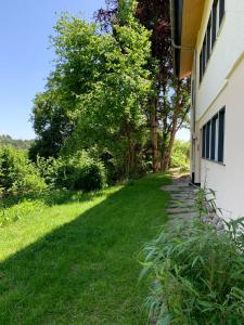 Moderne Wohnung im Grünen mit privatem Garten tesisinin dışında bir bahçe