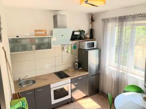 Kuchyň nebo kuchyňský kout v ubytování Apartment Lucija + 13 fotografií