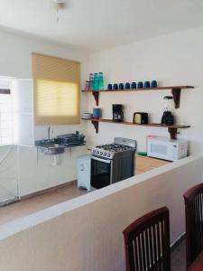 Cucina o angolo cottura di Hermosa casa Tuxpan con Aire Acondicionado 2BED 1BATH