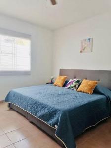 Postel nebo postele na pokoji v ubytování Hermosa casa Tuxpan con Aire Acondicionado 2BED 1BATH