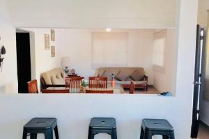 Area soggiorno di Hermosa casa Tuxpan con Aire Acondicionado 2BED 1BATH