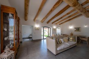 Posezení v ubytování B&B Casa Franco