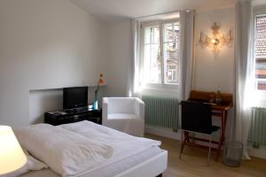 TV a/nebo společenská místnost v ubytování Hotel Heidelberg Astoria