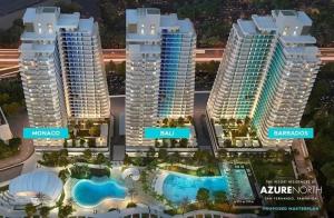 an artist rendering of the proposed apartment complexes at Real Serene Suite by AZURE NORTH in San Fernando