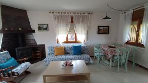 Posezení v ubytování Chalet en el Orbigo