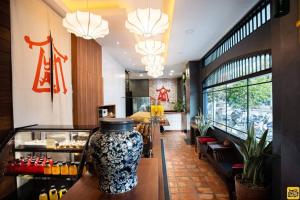 Posezení v ubytování Lynlan Hostel & Cafe
