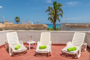 Balkón nebo terasa v ubytování Violeta de Mar