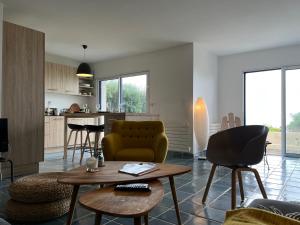 Posedenie v ubytovaní Appartement - vue mer