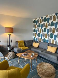 Posedenie v ubytovaní Appartement - vue mer