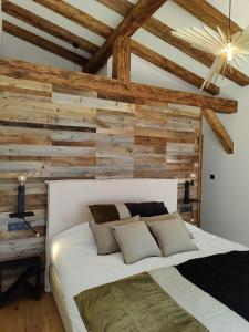 Postel nebo postele na pokoji v ubytování Résidence Licciola