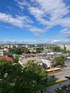 Výhľad na mesto Kielce alebo výhľad na mesto priamo z apartmánu
