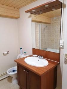 Kúpeľňa v ubytovaní Chalet- Capacité 8/10 pers au cœur de la station