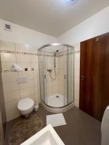Koupelna v ubytování Apartment Bonita Tále