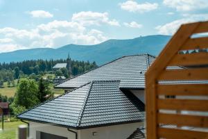 Výhľad na hory alebo výhľad na hory priamo z apartmánu