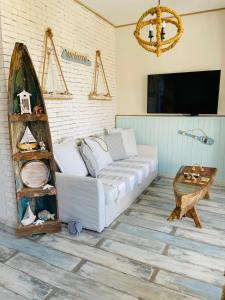 Posezení v ubytování Arapya Beach Apartment