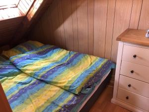 Postel nebo postele na pokoji v ubytování Ferienwohnung Borkum
