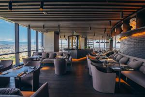 A seating area at Pullman Tbilisi Axis Towers