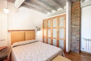 Postel nebo postele na pokoji v ubytování Casa con jardín cerca de la playa El porton