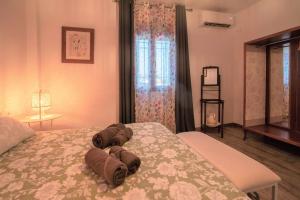 Posteľ alebo postele v izbe v ubytovaní La Era Gran casa de vacaciones para grupos adaptad