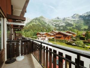 Un balcon sau o terasă la Appartement La Clusaz, 3 pièces, 6 personnes - FR-1-304-122