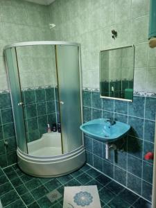 Kylpyhuone majoituspaikassa Apartman Vany