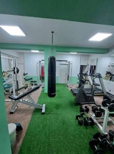 Posilňovňa alebo fitness centrum v ubytovaní Apartman Vany