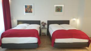 Postel nebo postele na pokoji v ubytování Hotel Balsthal