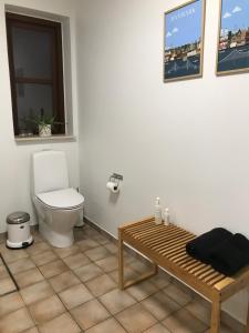 Koupelna v ubytování Driverhuset B&B + 11 fotografií