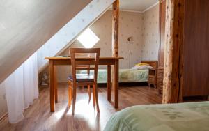 Voodi või voodid majutusasutuse Nurmeveski Guesthouse toas