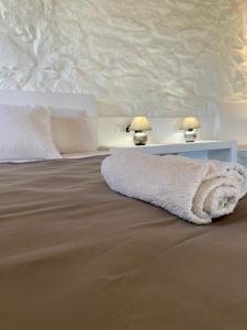Posteľ alebo postele v izbe v ubytovaní My Oasis Studios Mykonos + 37 fotografií