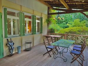 Balkón nebo terasa v ubytování Château de Villars