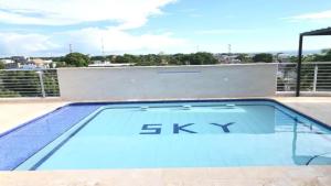 Bazen v nastanitvi oz. blizu nastanitve Sky view hotel tolu