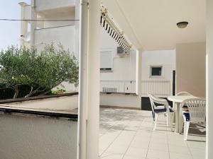 Balkón alebo terasa v ubytovaní Diklo beach apartments 1