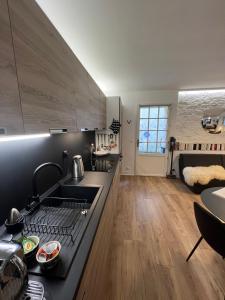 Kuchyňa alebo kuchynka v ubytovaní Le Cosy Intra - Appt Cocon Parking privé