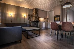 Kuchyň nebo kuchyňský kout v ubytování Beitostølen Resort Hytter