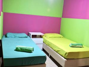 Cama ou camas em um quarto em Hostel Lazy Gaucho