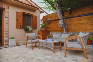 Patio nebo venkovní prostory v ubytování Mobile Homes Bilice