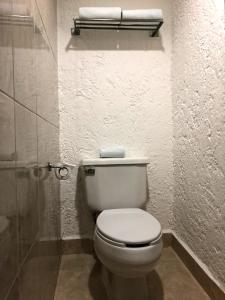 Koupelna v ubytování Hotel Los Cocos Chetumal