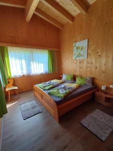 Posteľ alebo postele v izbe v ubytovaní Mooslechnerhof