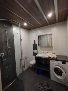 Kúpeľňa v ubytovaní Mooslechnerhof + 37 fotografií