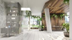 אזור ישיבה ב-Coda on Half, a Placemakr Experience - Navy Yard